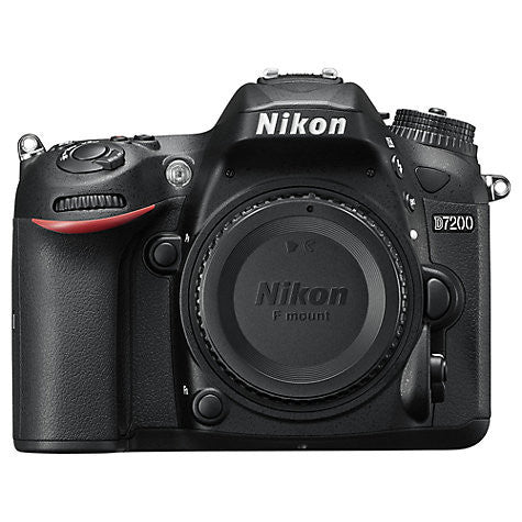 Nikon D7200 DSLR Camera, 24.2 MP, HD 1080p, Built-in Wi-Fi, NFC, 3